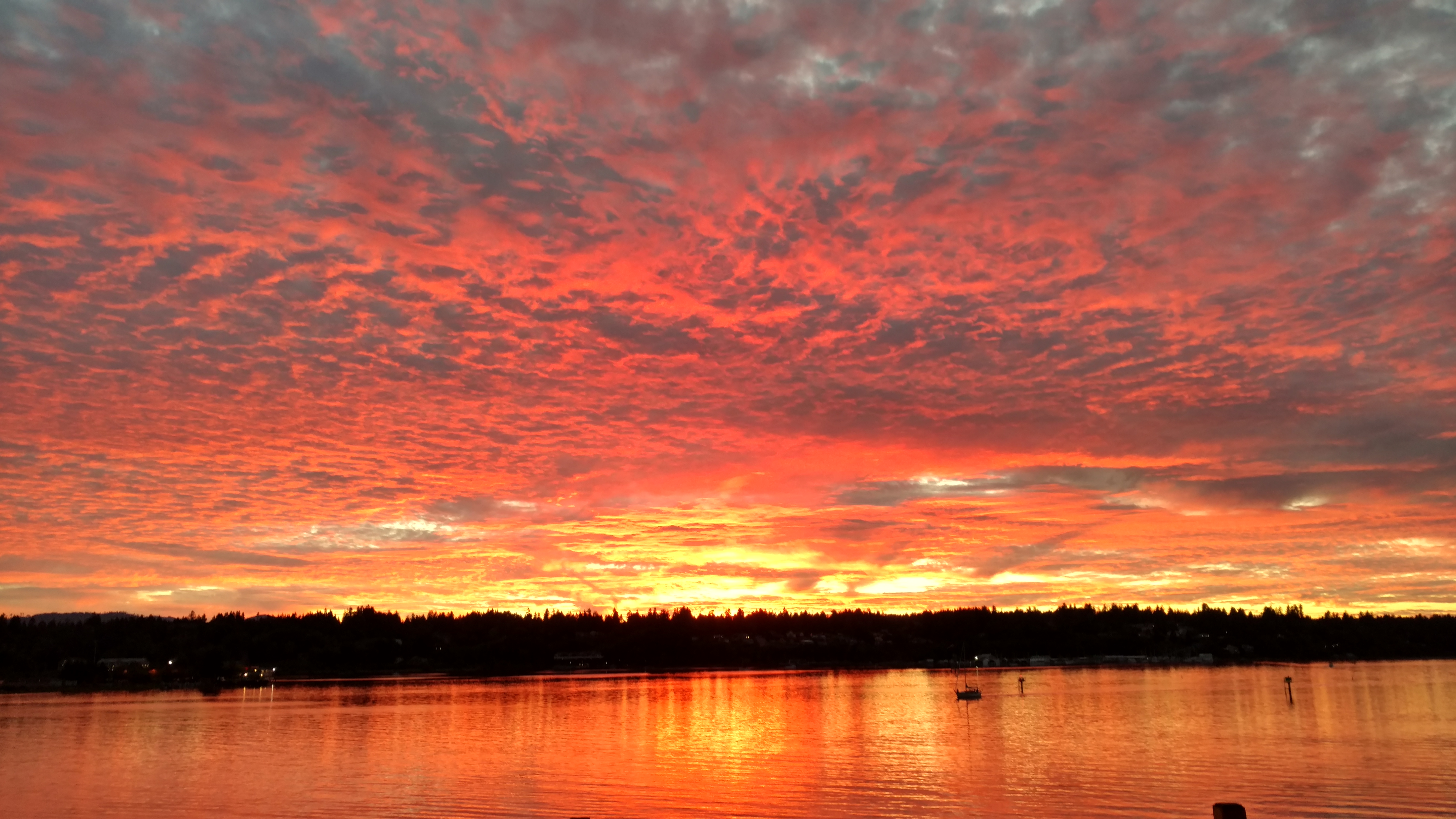 Sunset from East Bay Drive